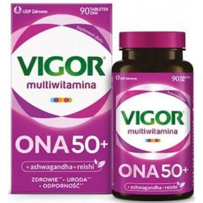 Vigor Multiwitamina Ona 50+, tabletki, 90 szt. - zdjęcie produktu