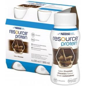Nestle Resource Protein, preparat odżywczy, smak czekoladowy, 4 x 200 ml - zdjęcie produktu