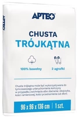 Apteo, chusta trójkątna, 1 szt.