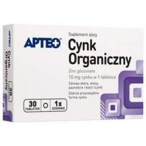 Apteo Cynk Organiczny, tabletki, 30 szt. - zdjęcie produktu