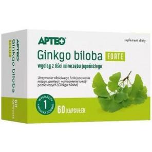Apteo Ginkgo biloba Forte, kapsułki, 60 szt. - zdjęcie produktu