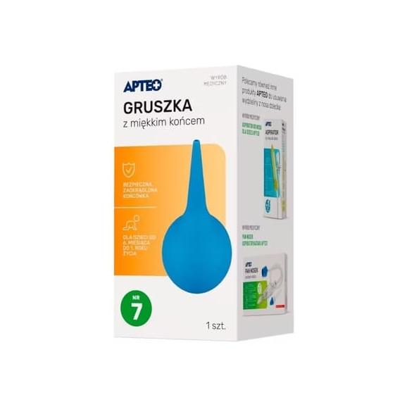 Apteo, gruszka z miękkim końcem, nr 7, 1 szt. Apteo, gruszka z miękkim końcem, nr 7, 1 szt. - zdjęcie produktu
