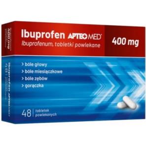 Apteo Med Ibuprofen 400 mg, tabletki powlekane, 48 szt. - zdjęcie produktu