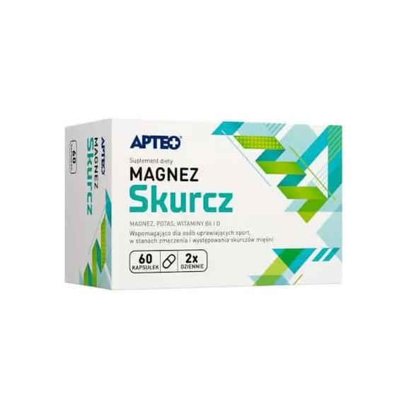 Apteo Magnez Skurcz, kapsułki, 60 szt. Apteo Magnez Skurcz, kapsułki, 60 szt. - zdjęcie produktu