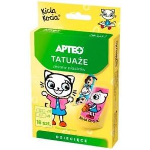 Apteo Kicia Kocia, zestaw plastrów dla dzieci, 16 szt. - zdjęcie produktu