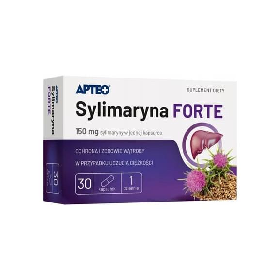 Apteo Sylimaryna Forte, kapsułki, 30 szt. Apteo Sylimaryna Forte, kapsułki, 30 szt. - zdjęcie produktu