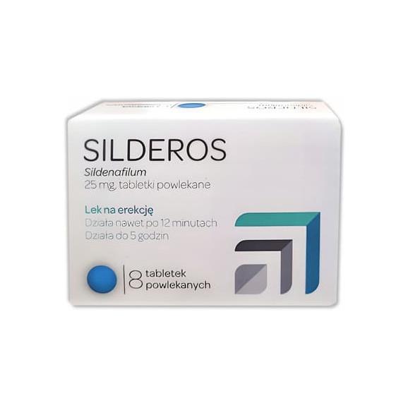 Apteo Med Silderos 25 mg, tabletki powlekane, 8 szt. Apteo Med Silderos 25 mg, tabletki powlekane, 8 szt. - zdjęcie produktu