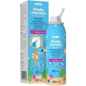 Apteo Woda morska dla dzieci od 1 miesiąca życia, 100 ml - zdjęcie produktu