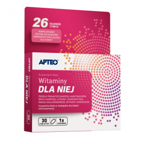 Apteo Witaminy dla Niej, tabletki, 30 szt. - zdjęcie produktu