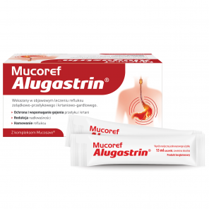 Mucoref Alugastrin, saszetki 15 ml, 14 szt. - zdjęcie produktu
