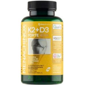 Menachinox K2 + D3 4000 IU Forte, kapsułki, 90 szt. - zdjęcie produktu