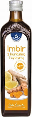 Oleofarm Imbir z kurkumą i cytryną, sok, 980 ml