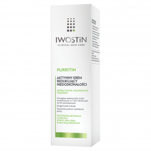 Iwostin Purritin, aktywny krem redukujący niedoskonałości, 40 ml - zdjęcie produktu