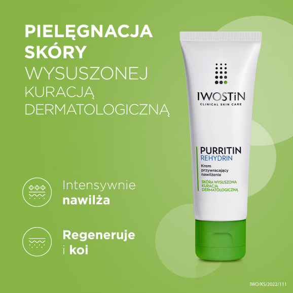 Purritin Purritin Rehydrin, krem przywracający nawilżenie, 40 ml - zdjęcie produktu