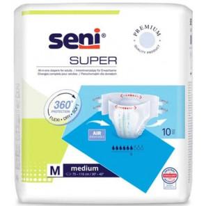 Seni Super, pieluchomajtki dla dorosłych, rozmiar M, 10 szt. - zdjęcie produktu