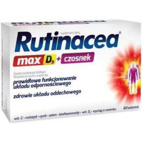 Rutinacea Max D3 + Czosnek, tabletki, 60 szt. - zdjęcie produktu