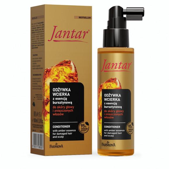 Jantar Odżywka-wcierka regenerująca z esencją bursztynową do włosów zniszczonych (100 ml) Jantar Odżywka-wcierka regenerująca z esencją bursztynową do włosów zniszczonych (100 ml) - zdjęcie produktu