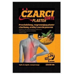 Czarci Plaster Forte, rozgrzewający plaster, kurkuma, arnika, czarci pazur, 1 szt. - zdjęcie produktu