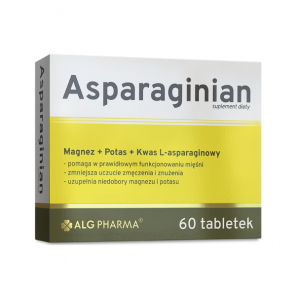 Alg Pharma Asparaginian, tabletki, 60 szt. - zdjęcie produktu