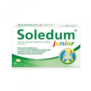 Soledum Junior, kapsułki, 20 szt. - zdjęcie produktu
