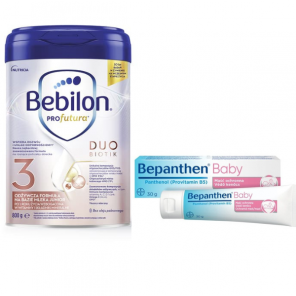 Zestaw Bebilon DUO BIOTIK 3 3 szt. + 1 Bepanthen Baby 30g - zdjęcie produktu
