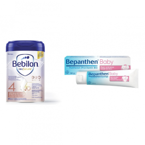 Zestaw Bebilon DUO BIOTIK 4 3 szt. + 1 Bepanthen Baby 30g - zdjęcie produktu