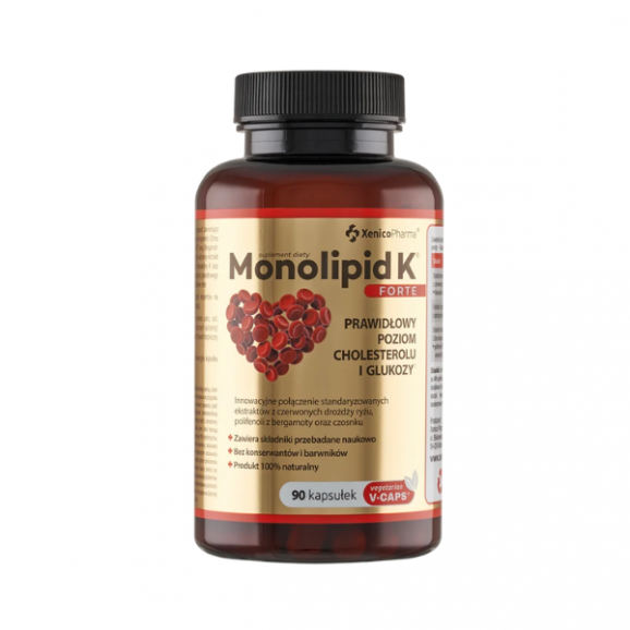 Xenico Pharma Monolipid K Forte, kapsułki, 90 szt. Xenico Pharma Monolipid K Forte, kapsułki, 90 szt. - zdjęcie produktu