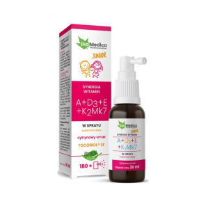 EkaMedica Junior A + D3 + E + K2 MK7, spray, 30 ml - zdjęcie produktu