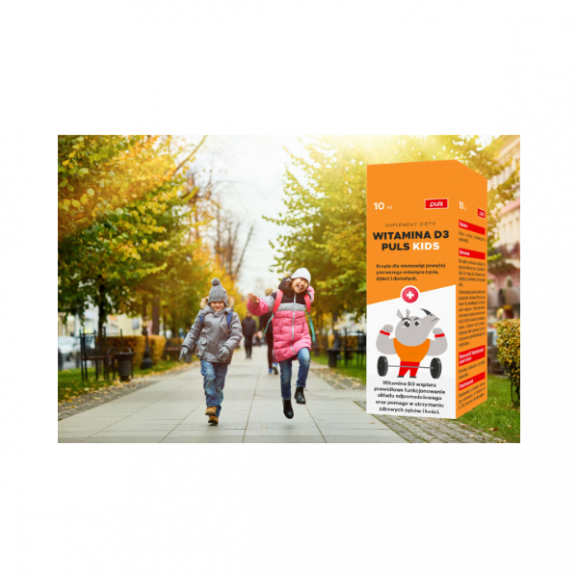 Witamina D3 PULS Kids, krople, 10 ml - zdjęcie produktu