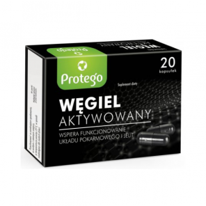 Protego Węgiel aktywowany, kapsułki, 20 szt. - zdjęcie produktu