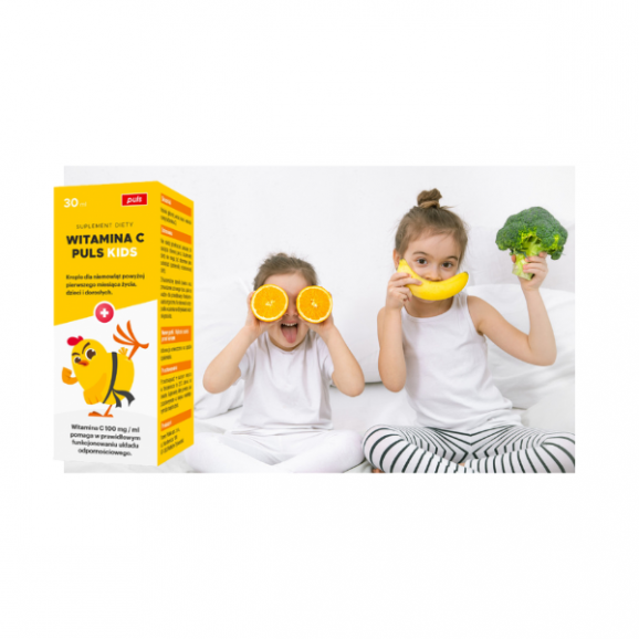 Witamina C PULS Kids, krople, 30 ml - zdjęcie produktu