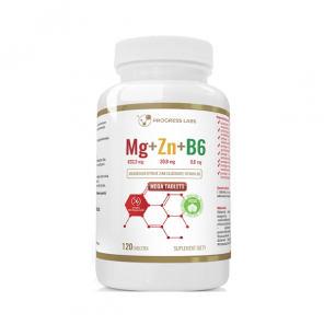 Progress Labs Mg+Zn+B6, tabletki, 120 szt. - zdjęcie produktu
