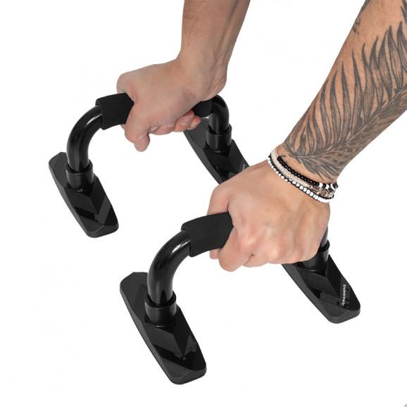 PULSMOVE Push-up bars, Stalowe Paraletki do Pompek i gimnastyki. PULSMOVE Push-up bars, Stalowe Paraletki do Pompek i gimnastyki. - zdjęcie produktu