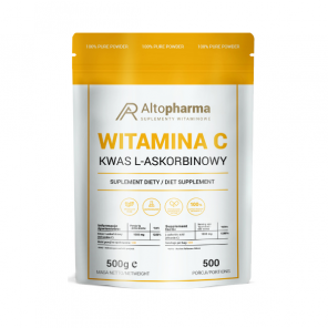 Altopharma Kwas L-askorbinowy Witamina C 1000 mg, proszek, 500 g - zdjęcie produktu