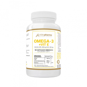 Altopharma Omega-3 + VIT E, kapsułki, 90 szt. - zdjęcie produktu