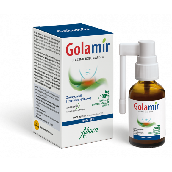 Aboca Golamir Forte, spray, 30 ml Aboca Golamir Forte, spray, 30 ml - zdjęcie produktu