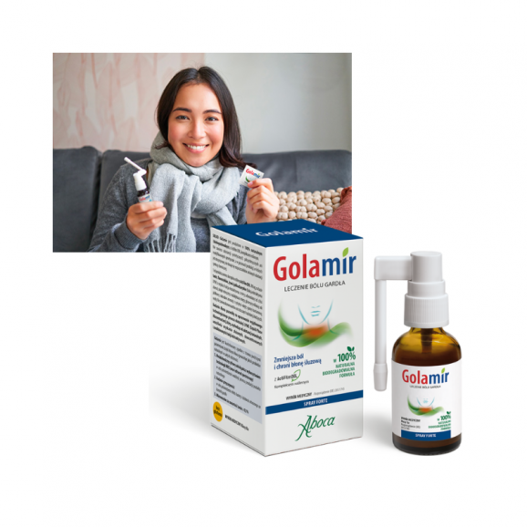 Aboca Golamir Forte, spray, 30 ml Aboca Golamir Forte, spray, 30 ml - zdjęcie produktu