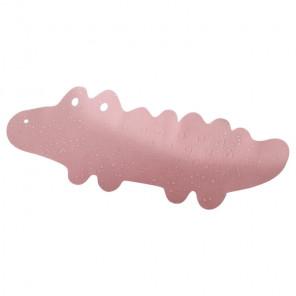 Bocioland, mata antypoślizgowa do kąpieli, Krokodyl różowy, 1 szt. - zdjęcie produktu
