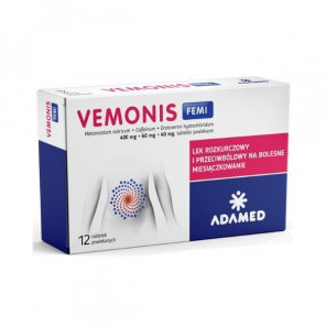 Vemonis Femi, tabletki powlekane, 12 szt. - zdjęcie produktu