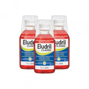 3x Eludril CLASSIC, płyn do płukania jamy ustnej, 200 ml - zdjęcie produktu