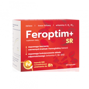 Feroptim+ SR, kapsułki, 60 szt. - zdjęcie produktu