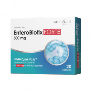 ActivLab Pharma EnteroBiotix FORTE 500 mg, kapsułki, 20 szt. - zdjęcie produktu