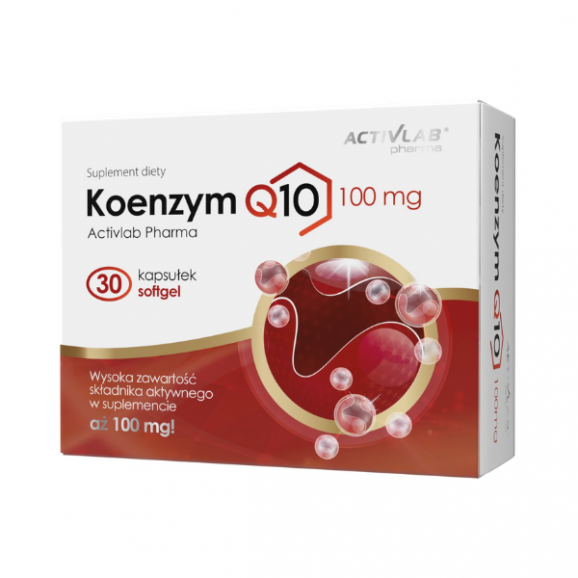 ActivLab Pharma Koenzym Q10 100 mg, kapsułki, 30 szt. ActivLab Pharma Koenzym Q10 100 mg, kapsułki, 30 szt. - zdjęcie produktu