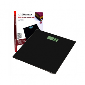 Esperanza EBS002K Aerobic, waga łazienkowa czarna, 1 szt. - zdjęcie produktu