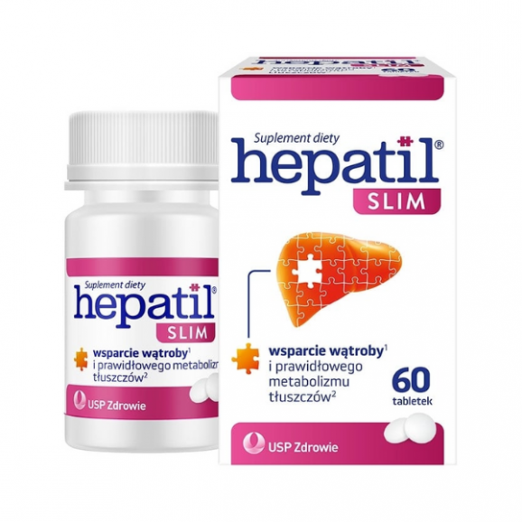 Hepatil Slim, tabletki, 60 szt Hepatil Slim, tabletki, 60 szt - zdjęcie produktu