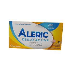 Aleric Deslo Active 5 mg, tabletki ulegające rozpadowi w jamie ustnej, 30 szt. - zdjęcie produktu
