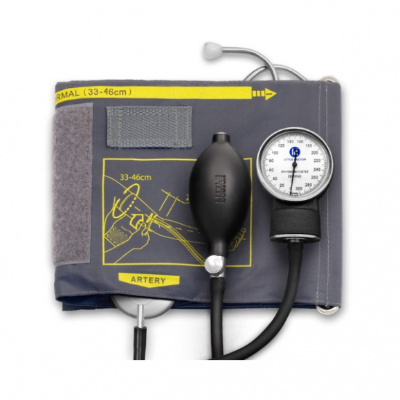 Little Doctor LD-60, ciśnieniomierz mechaniczny + stetoskop wszyty w mankiet, 1 szt. - zdjęcie produktu