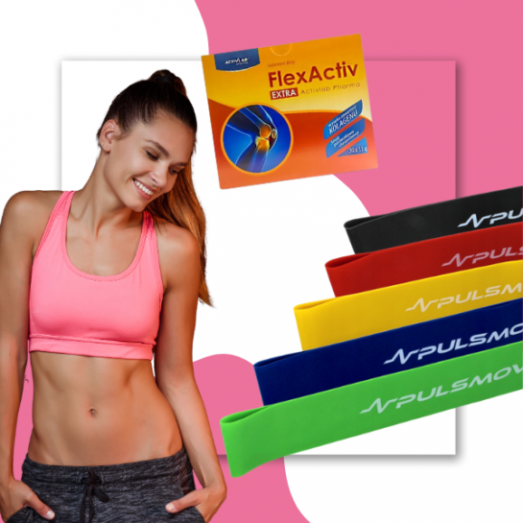 Zestaw PULSMOVE taśmy 5 szt. i FlexActiv EXTRA 30 sasz.ActivLab Zestaw PULSMOVE taśmy 5 szt. i FlexActiv EXTRA 30 sasz.ActivLab - zdjęcie produktu