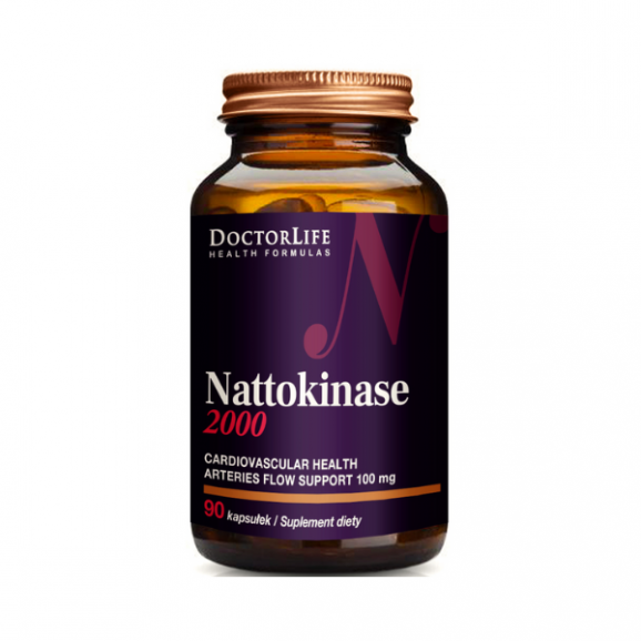 Doctor Life Nattokinase 2000, kapsułki, 90 szt. Doctor Life Nattokinase 2000, kapsułki, 90 szt. - zdjęcie produktu