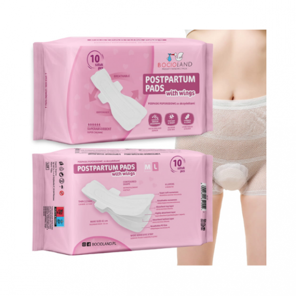 Bocioland, wysokochłonne podkłady poporodowe, 10 szt. - zdjęcie produktu